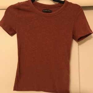 Abercrombie Slim Ribbed Tee